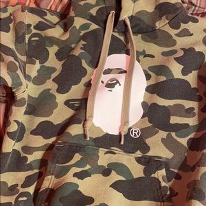 Bape x champion hoodie